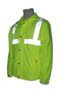 D067 訂製反光帶外套  訂做安全反光工衣外套  網上訂購員工外套專門店